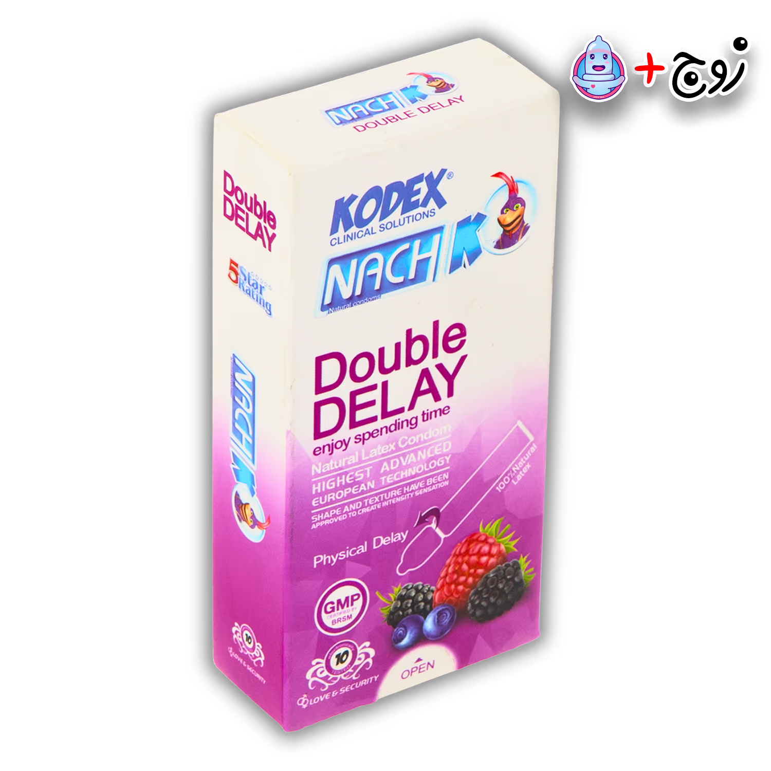 کاندوم تاخیری دابل دیلی Double Delay - نمای سه رخ جعبه