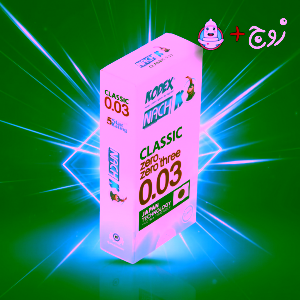 کاندوم فوق نازک 0.03 کدکس (ناچ کدکس) مدل ژاپنی - نمای معرفی