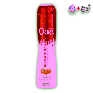 ژل روان کننده توت فرنگی اورز (Romantic) - نمای جلو